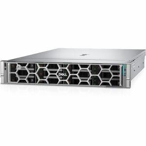 Servidor Dell PowerEdge R570 - 1 x Intel 2.60GHz - 128GB RAM - 1.88TB SSD - (2 x 960GB) SSD Configuration - 12Gb/s SAS, Serie ATA/600, NVMe Controlador - 2U Montable en bastidor - Intel Chip - 1 Soporte del Procesador - 4TB Soporte de RAM - DDR5 SDRAM - 0, 1, 5, 6, 10, 50, 60 Niveles de RAID - Compartimento intercambiable en caliente