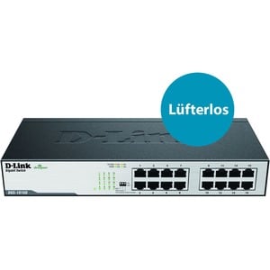 D-Link DGS-1016D 16 Ports Ethernet Switch - Gigabit Ethernet - 10Base-T, 10/100/1000Base-T - 2 Layer Supported - 27.50 W P