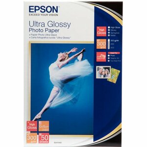 Epson C13S041943 Photo Paper - 100 mm x 150 mm - Glossy - 50 Sheet