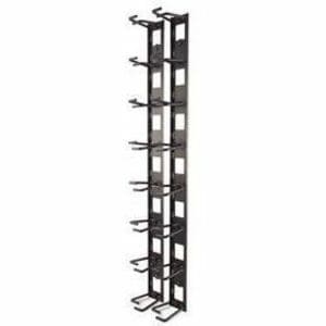 APC by Schneider Electric AR8442 Cable Organizer - Black - Cable Manager - 0U Rack Height