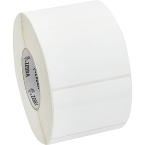 Zebra Label Paper 4 x 3in Thermal Transfer Zebra Z-Perform 2000T Value 3 in core - 4" Width x 3" Length - Permanent Adhesi