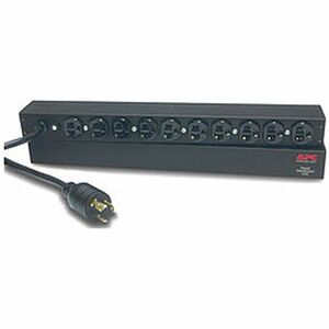 APC Basic Rack 2.4kVA PDU - 10 x NEMA L5-20R - 2.4kVA - 1U 19" Rack-mountable