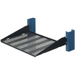 Rack Solutions 2U 2Post Vented Cantilever Shelf 13in (D) - Flanged Down - 19" 2U