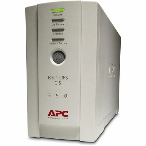 APC Back-UPS CS 350VA - Tower - 8 Hour Recharge - 6.60 Minute Stand-by - 120 V Input - 120 V AC Output - Stepped Approxima