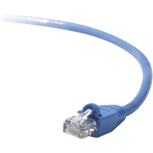 Belkin RJ45 CAT-5e Patch Cable, Snagless Molded Blue 03 - 3 ft Category 5e Network Cable for Network Device, MacBook Air, 