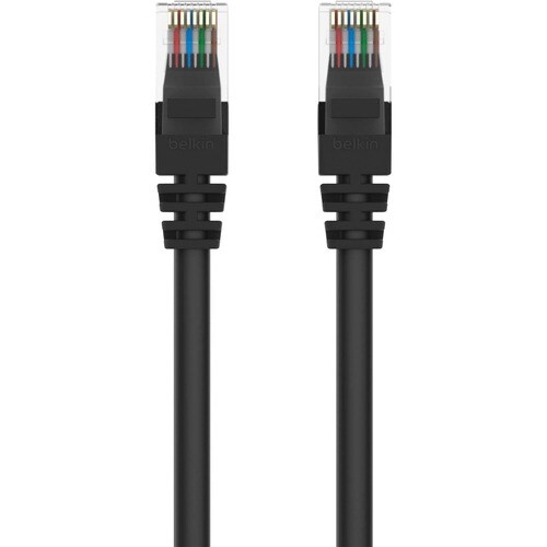 Belkin Cat5e Patch Cable - RJ-45 Male Network - RJ-45 Male Network - 4ft - Black