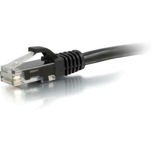 C2G 25ft Cat5e Ethernet Cable - Snagless Unshielded (UTP) - Black - Category 5e for Network Device - RJ-45 Male - RJ-45 Ma