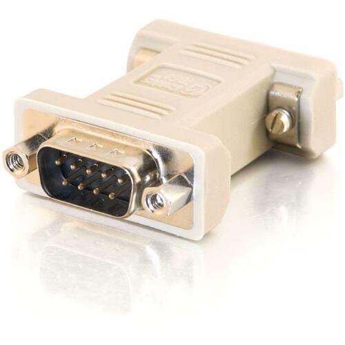C2G DB9 Male to DB9 Female Null Modem Adapter - 1 x 9-pin DB-9 RS-232 Serial Male - 1 x 9-pin DB-9 RS-232 Serial Female - 
