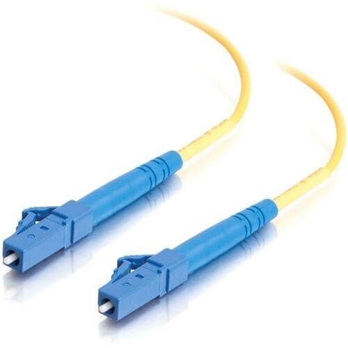 C2G-1m LC-LC 9/125 OS1 Simplex Singlemode PVC Fiber Optic Cable - Yellow - 1m LC-LC 9/125 Simplex Single Mode OS2 Fiber Ca