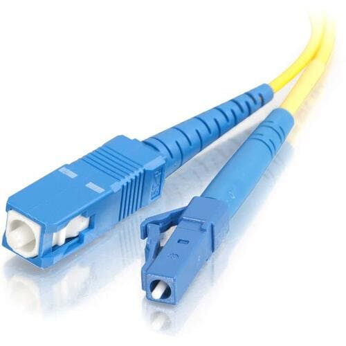 10M FIBER SM LC/SC 9/125 PVC SIMPLEX YELLOW CABLE