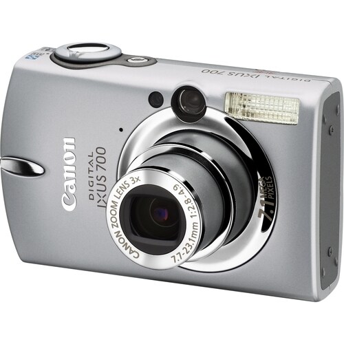 Canon Digital IXUS 700 7.1 Megapixel Compact Camera - 5.1 cm (2")LCD - Optical Viewfinder - 3x Optical Zoom - 4x Digital Z