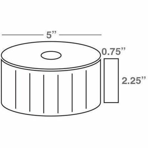 Wasp WPL305 Multipurpose Label - 57.15 mm Width x 19.05 mm Length - Thermal Transfer - 3000 / Roll - 4 Roll