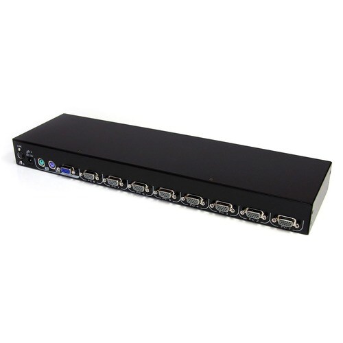 StarTech.com 8-port KVM Module for Rack-mount LCD Consoles with additional PS/2 and VGA Console - 8 Port - 1U - Rack-mount