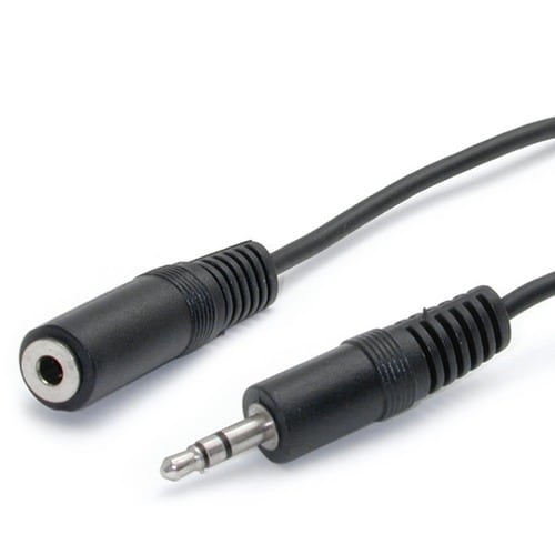 StarTech.com - Audio cable - mini-phone stereo 3.5 mm (F) - mini-phone stereo 3.5 mm (M) - 1.8 m - 1 x Male - 1 x Mini-pho