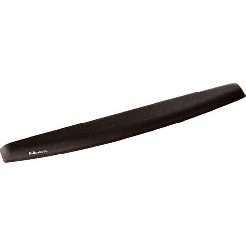 Fellowes® Memory Foam Keyboard Wrist Rest - Black (9178201) - 0.94" x 19.31" x 2.31" Dimension - Black - Memory Foam - Wea