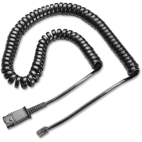 Plantronics Headset Replacement Cable - 10 ft Phone Cable for Phone - First End: 1 x 4-pin RJ-11 - Second End: 1 x Proprie
