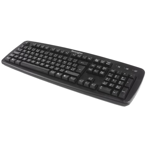 Kensington 1500109 Keyboard - Cable Connectivity - USB Interface - English (US) - Black - Euro Hot Key(s)
