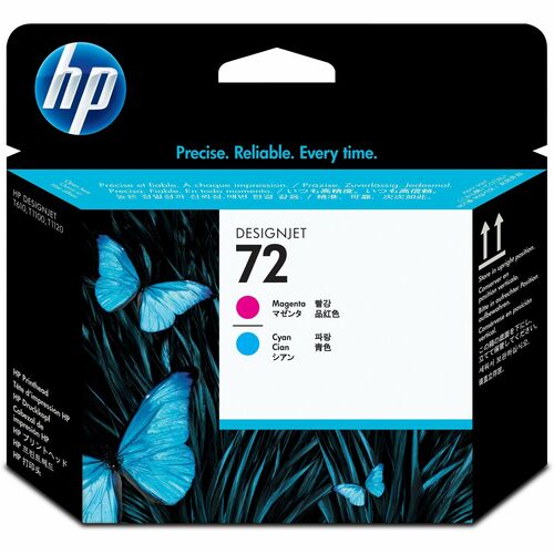 Testina di stampa Originale HP 72 (C9383A) Ad inchiostro - Magenta, Ciano - Confezione singola - 1 Unità - Ad inchiostro -