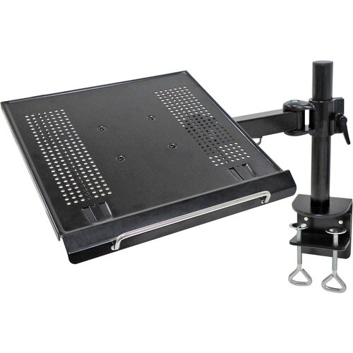 Newstar Desk Mount (clamp) for Laptop, Height Adjustable - Black - Height Adjustable - 25.4 cm to 55.9 cm (22") Screen Sup