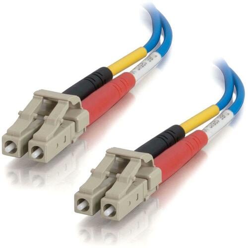 C2G-3m LC-LC 50/125 OM2 Duplex Multimode PVC Fiber Optic Cable - Blue - Fiber Optic for Network Device - LC Male - LC Male