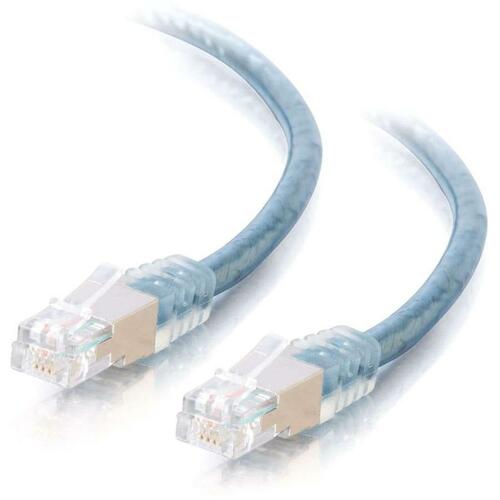 C2G 25ft High Speed Internet Modem Cable - Phone Cable - Transparent Blue - M/M - RJ-11 Male - RJ-11 Male - 25ft - Transpa