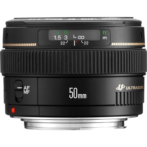 Canon EF 2515A012 - 50 mmf/1.4 - Fixed Lens - 0.15x Magnification - 73.8 mm Diameter