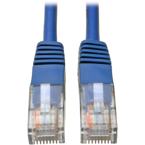 100FT CAT5E BLUE PATCH CABLE CAT5 MOLDED RJ45 MM 350MHZ PVC UTP
