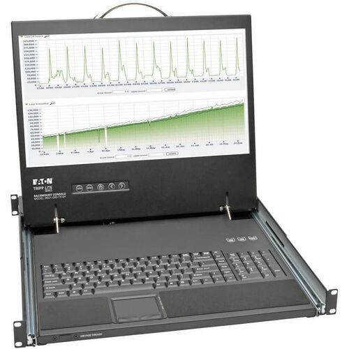 Eaton Tripp Lite Series 1U Rack-Mount Console with 19-in. LCD, Short-Depth; TAA Compliant - 1 Computer(s) - 19" Active Mat