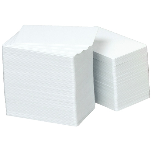 Zebra - Premier Plus - Carta PVC - 100 - Bianco - Bianco - Cloruro di polivinile (PVC) - 100 Confezione
