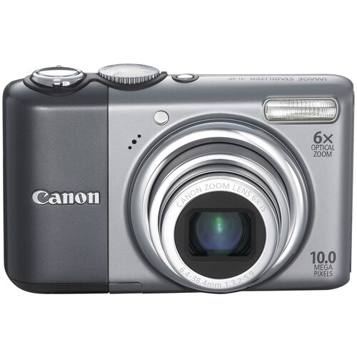 Canon PowerShot A2000 IS 10 Megapixel Compact Camera - 7.6 cm (3")LCD - 6x Optical Zoom - 4x Digital Zoom - 3648 x 2736 Im