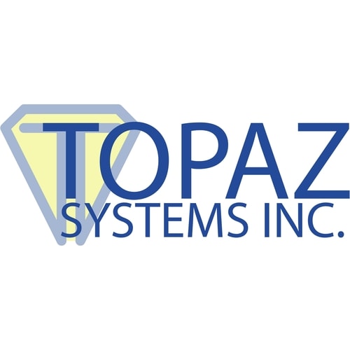 Topaz SigLite T-LBK460 Electronic Signature Capture Pad - Backlit LCD - 4.40" x 1.30" Active Area - Wired - Black LCD - Ba