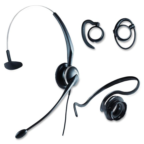 Jabra GN2100 Headset - Mono - Quick Disconnect - Wired - 80 Hz - 15 kHz - Over-the-head, Behind-the-neck, Over-the-ear - M