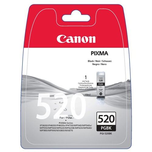 Canon PGI-520 Original Inkjet Ink Cartridge - Black Pack - Inkjet