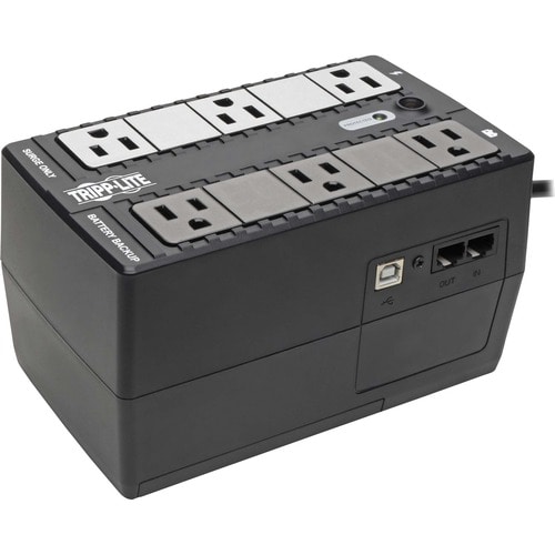 No Break UPS Internet Office Standby 350VA 180W, Para escritorio, Utracompacto, USB RJ11 - 120 V CA - 6 x NEMA 5-15R