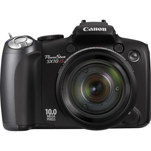 Canon PowerShot SX10 IS 10 Megapixel Bridge Camera - 6.4 cm (2.5")LCD - Electronic Viewfinder - 20x Optical Zoom - 4x Digi