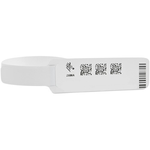 Zebra Z-Band Direct Multipurpose Label - 25.40 mm Width x 279.40 mm Length - Permanent Adhesive - Rectangle - Direct Therm