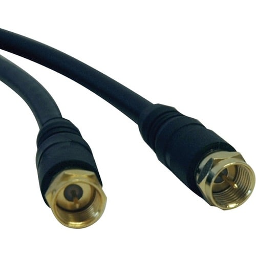 Eaton Tripp Lite Series RG59 Coax Cable with F-Type Connectors, 6 ft. (1.83 m) - F Connector Male - F Connector Male - 6ft
