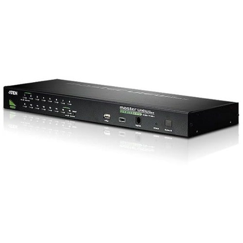 16PORT PS/2 USB CS1716A KVM SWITCH 1U RM W/ CABLES