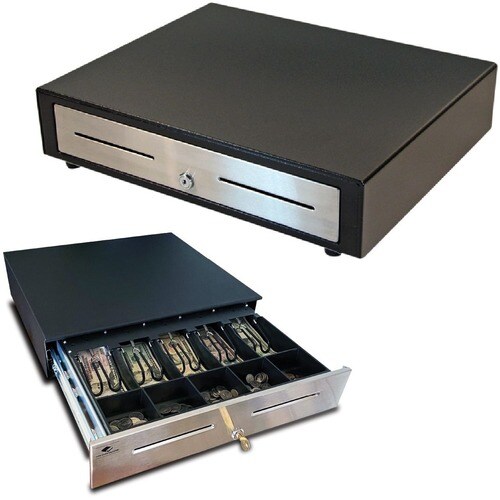 APG Standard- Duty 19" Electronic Point of Sale Cash Drawer | Vasario Series VBS320-BL1915 | Printer Compatible | Plastic 