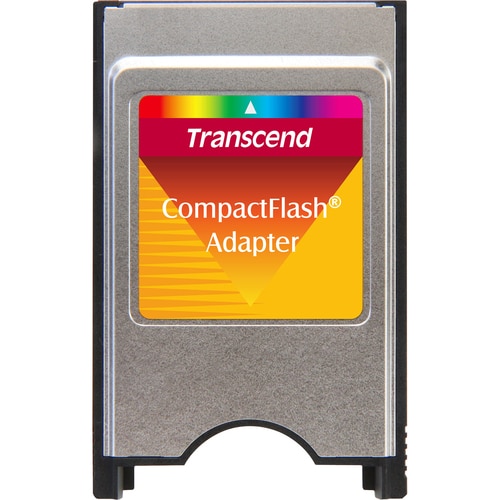 Transcend TS0MCF2PC CompactFlash-Adapter - CompactFlash Type I Unterstützte Medien - PC Card Typ II/III