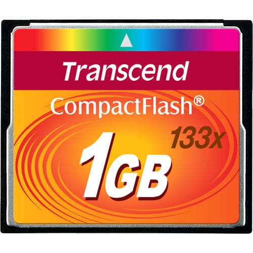 Transcend 1 GB CompactFlash - 133x Speichergeschwindigkeit