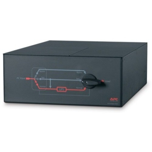 SINGLE PHASE SERVICE BYPASS PANEL 7500-10000VA BLAC