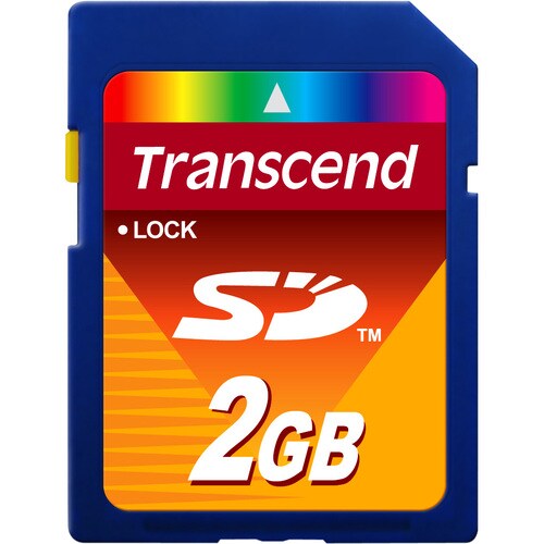 Transcend 2 GB SD - Lebenslang Garantie