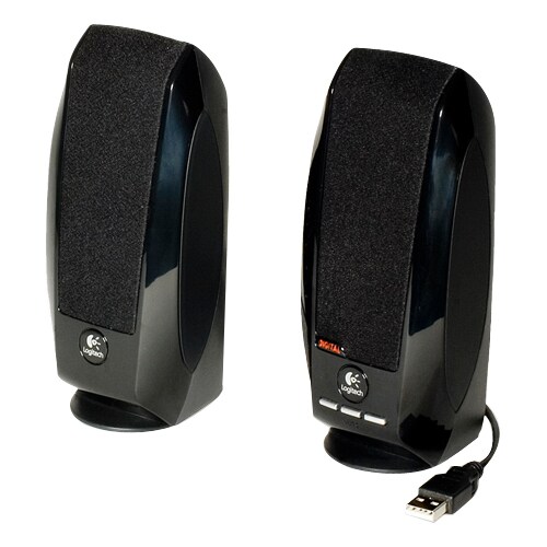 Logitech S-150 2.0 Lautsprechersystem - 1,2 W RMS - Schwarz - 90 Hz bis 20 kHz Frequenzgang - USB