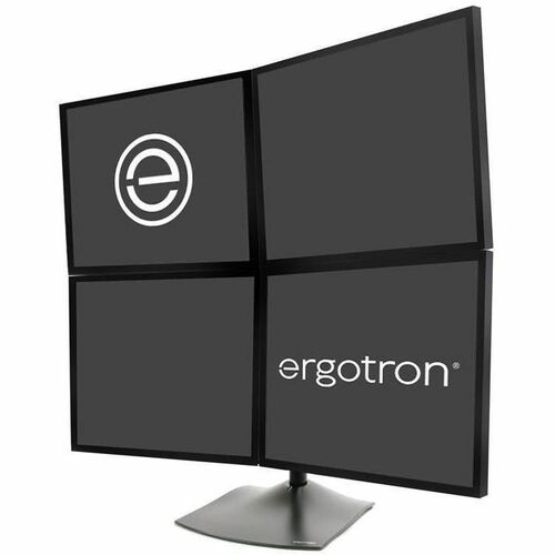 Ergotron Monitorständer - Bildschirmgr�ße: Bis zu 24 Zoll (60,96 cm) - 56,25 kg TragfähigkeitDisplay Type Supported: - Sch