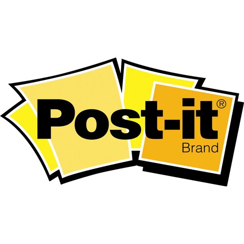 Post-it® Adhesive Note - 150 x Yellow - 2.88" x 2.88" - Square - Self-adhesive, Removable - 3 Pack