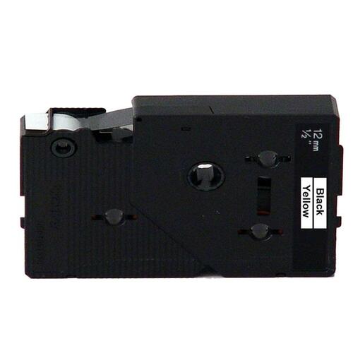 Brother TC Laminated Tape Cartridges - x 1/2" Width - Yellow - 1 Each