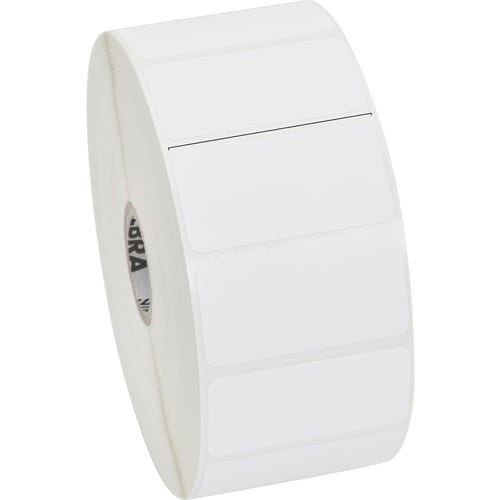 Zebra Label Paper 2 x 1in Thermal Transfer Zebra Z-Perform 2000T 1 in core - 2" Width x 1" Length - 2490/Roll - 1" Core - 