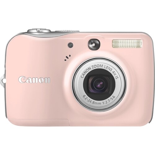 Canon PowerShot E1 10 Megapixel Compact Camera - Pink - 6.4 cm (2.5")LCD - Optical Viewfinder - 4x Optical Zoom - 4x Digit