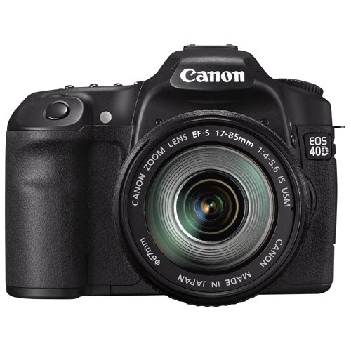 Canon EOS 40D 10.1 Megapixel Digital SLR Camera with Lens - 17 mm - 85 mm - 7.6 cm (3")LCD - SLR Viewfinder - 5x Optical Z